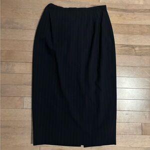 Lafayette 148 New York Striped dark blue Skirt size 2